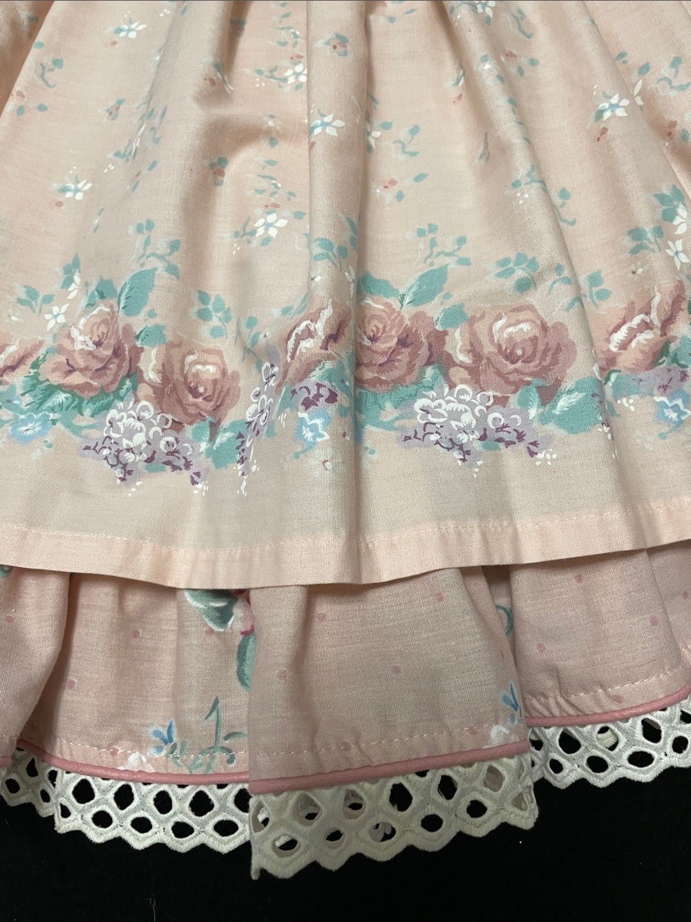 Girl’s DAISY KINGDOM 1990s Daisy Kingdom dress is two-piece dress & apron. Sz 5 - Picture 4 of 14
